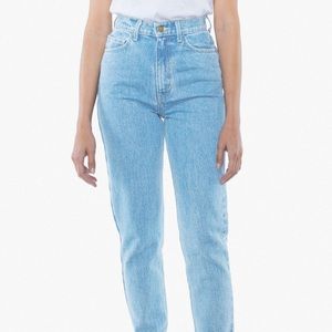 American apparel high waist jeans